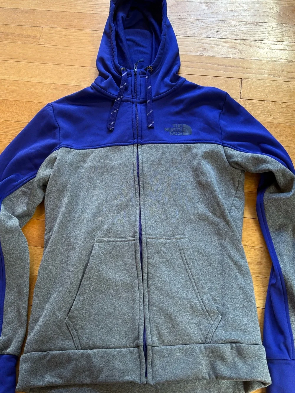 The North Face men’s Purple Full-Zip Hoodie
